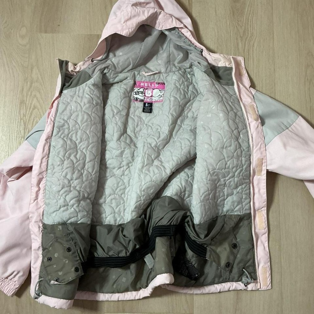 Burton Pink‎ Ski Snowboard Jacket Hooded Girls Size L 14 16 Winter